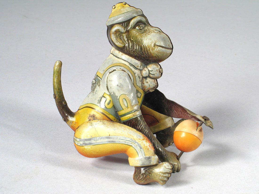 Tin Monkey German US Zone Tin Litho (1 of 3)