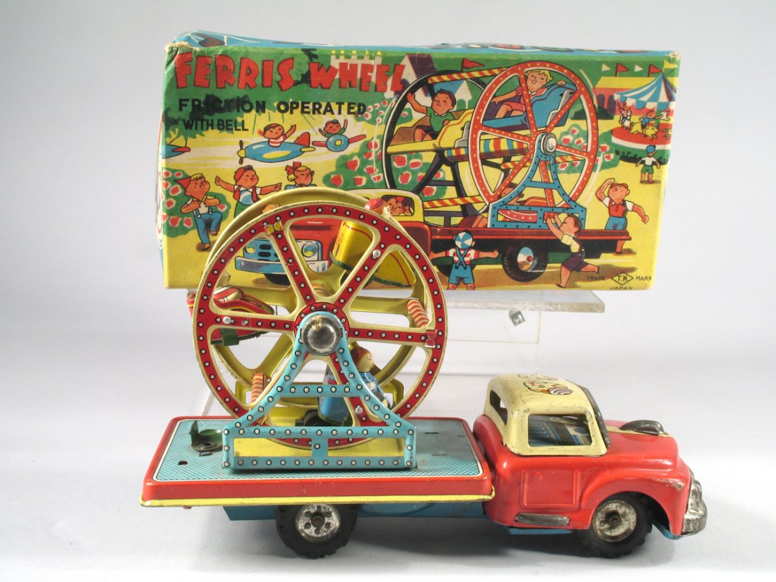 Ferris Wheel Tin TN Toys Japan In Box: Ferris Wheel Tin TN Toys Japan In Box, 8"