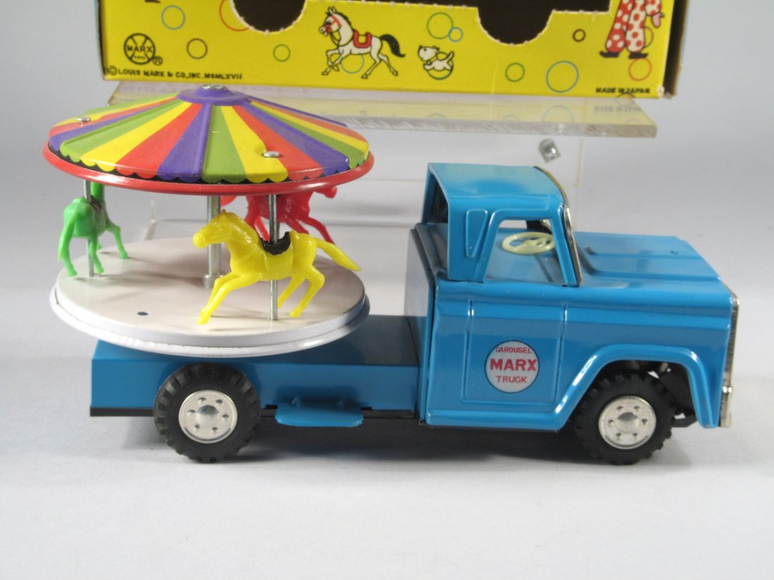 Marx Friction Carousel Truck Tin Japan (1 of 3)