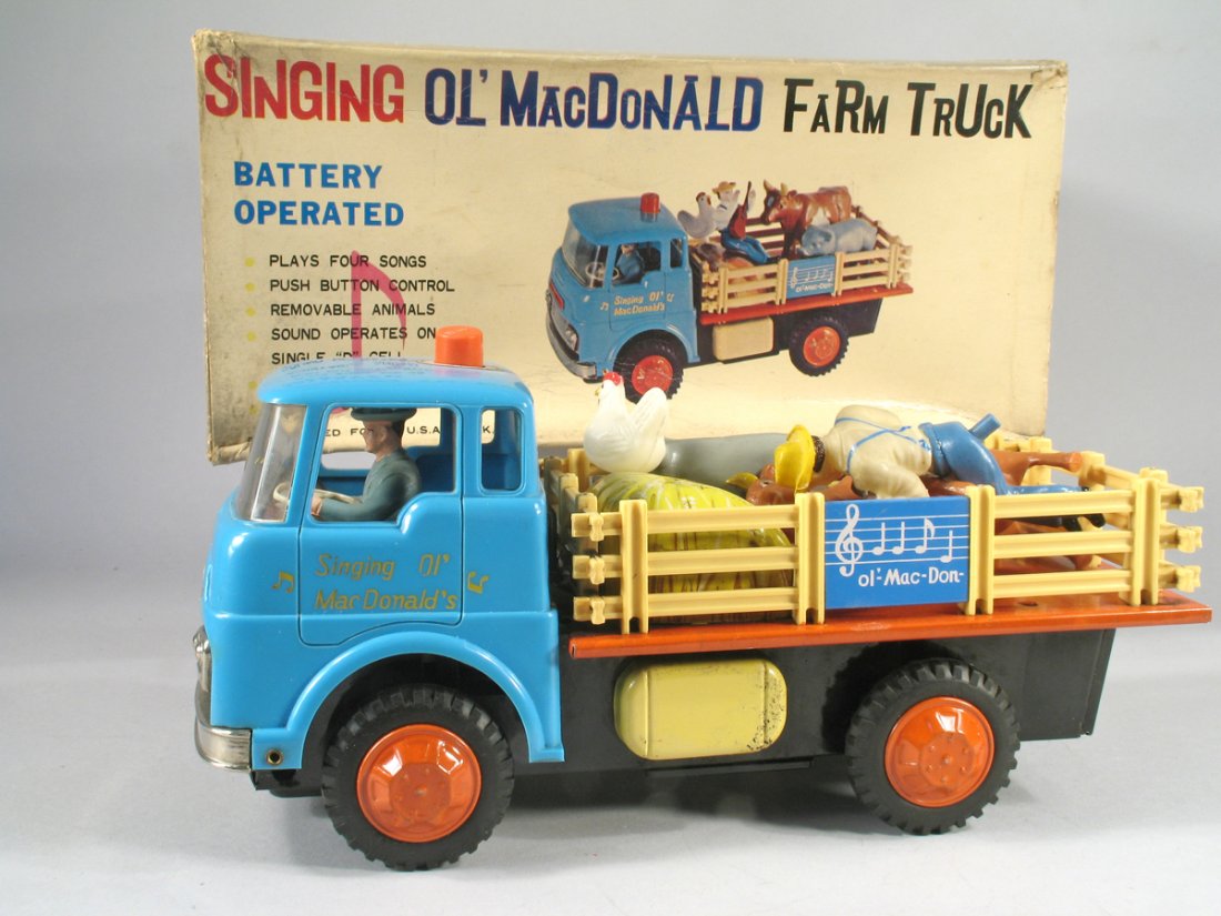 Tomy Singing Circus Truck Tin Japan