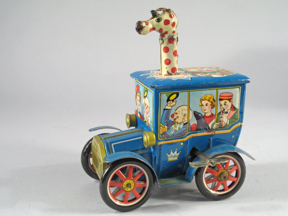 KO Giraffe Circus Car Tin Japan (1 of 3)