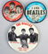 Beatle Group- Pair of Flicker Pins and Group Shot