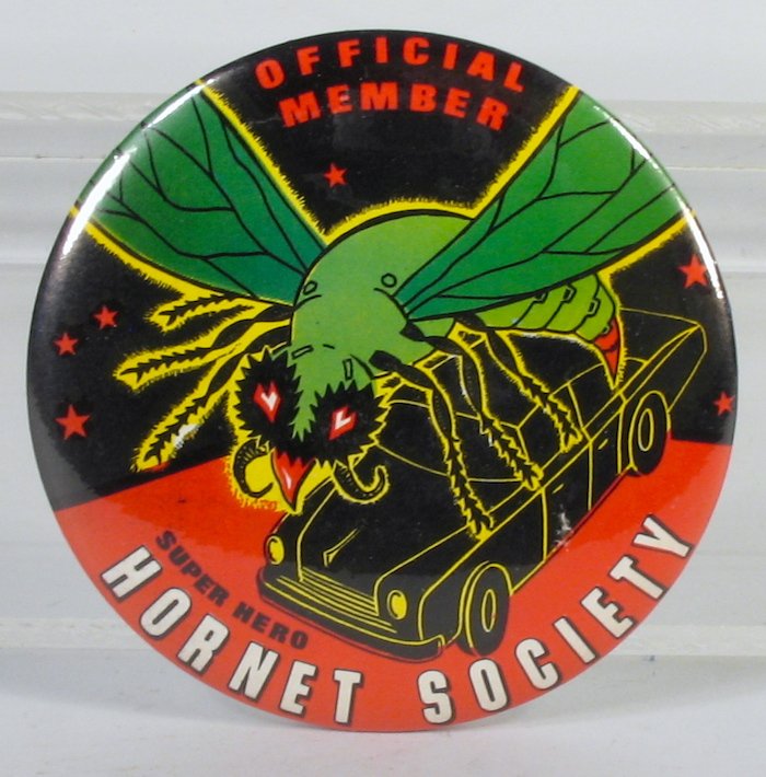 Warehouse Stock Green Hornet Pinback (1 of 1)