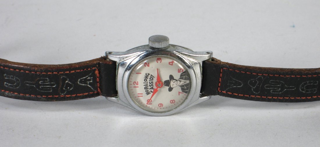 1950s Hopalong Cassidy Wristwatch: 1950s Hopalong Cassidy Wristwatch with original band. Still works!