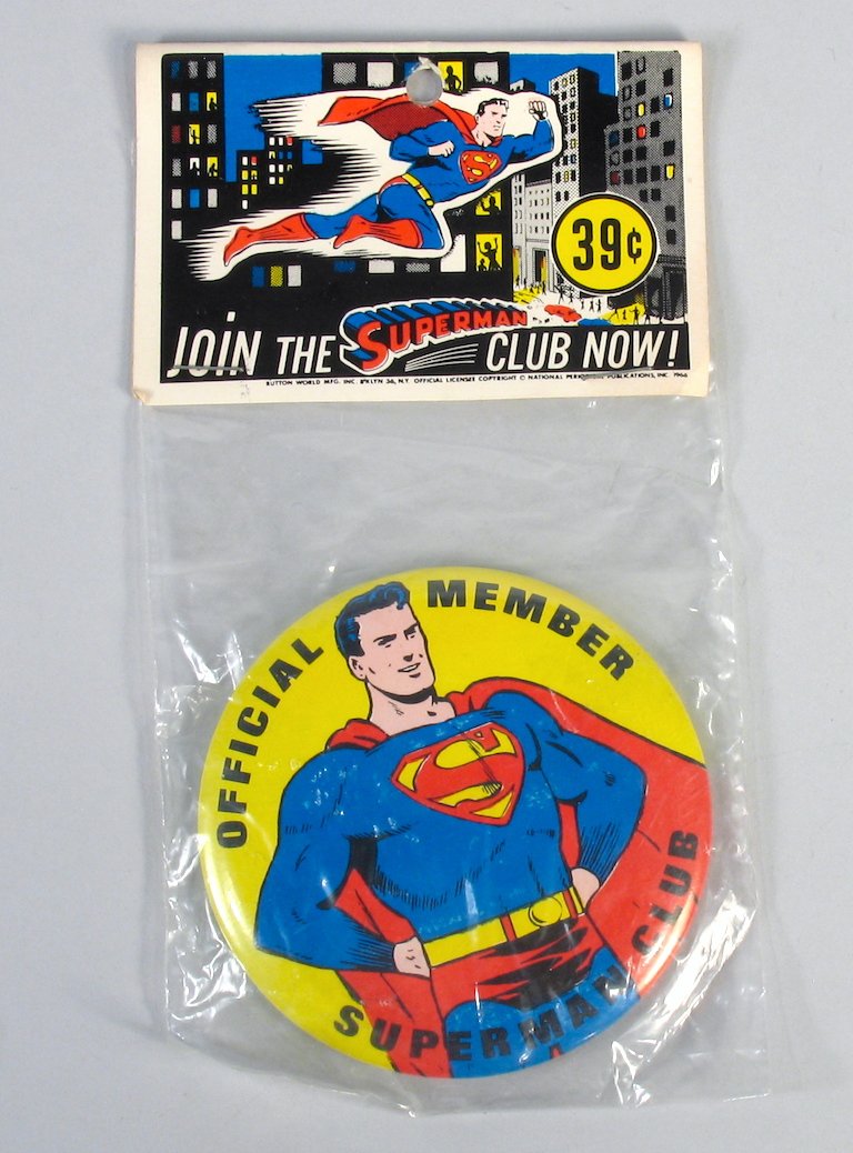 Warehouse Stock Superman Pinback Mint In Package (1 of 1)