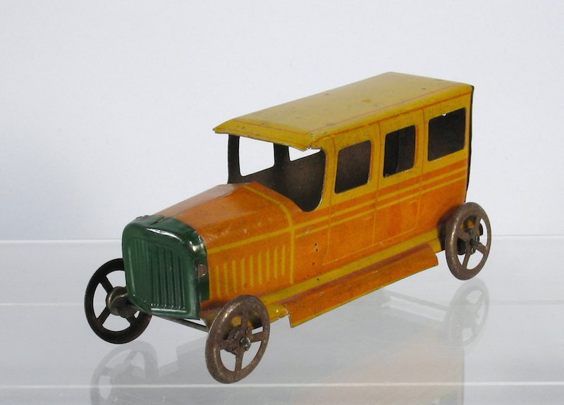 German Tin Penny Toy Sedan (1 of 2)