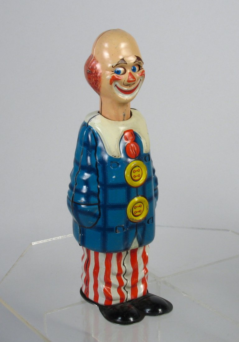 Distler German Tin Wind Up Clown (1 of 2)