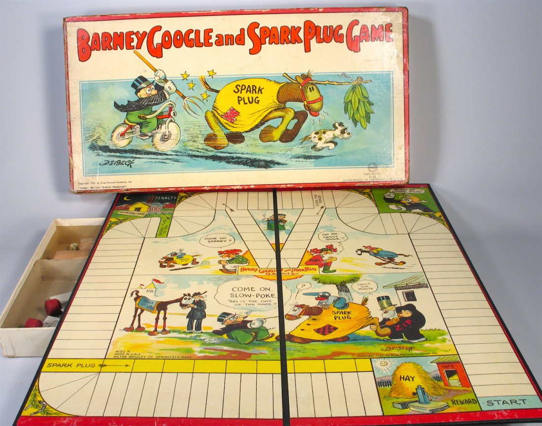 1920s Barney Google & Spark Plug Board Game