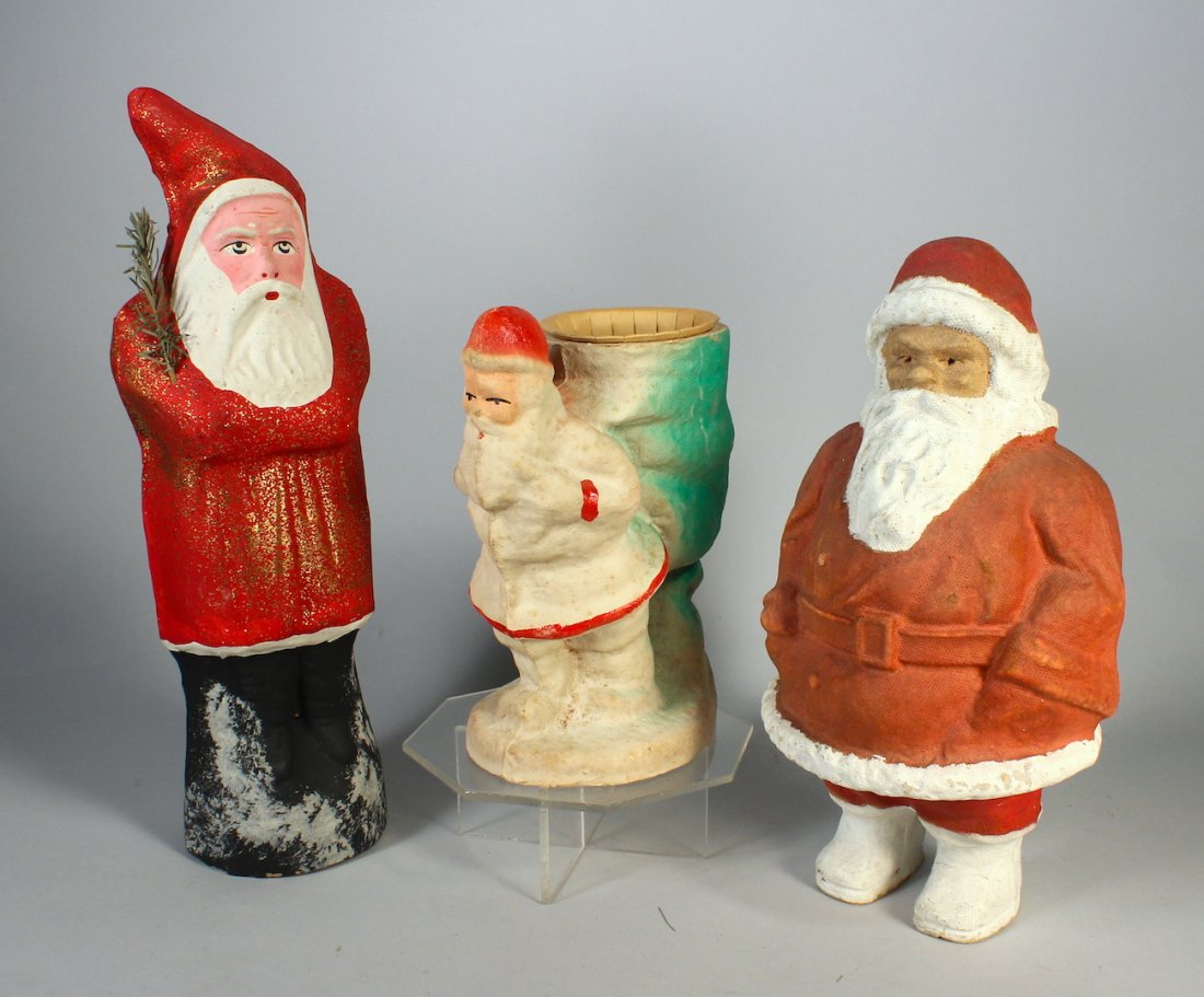 Santa Claus and Belsnickle Candy Containers (1 of 2)