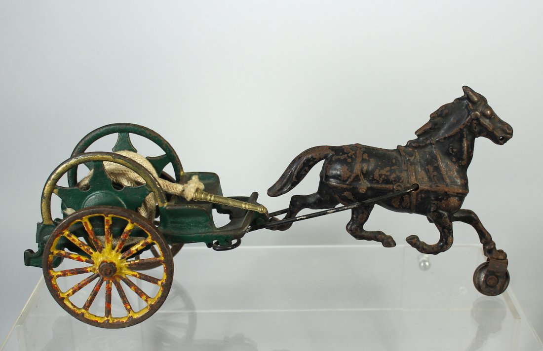 Wilkins Cast Iron Horse Driven Hose Reel (1 of 2)