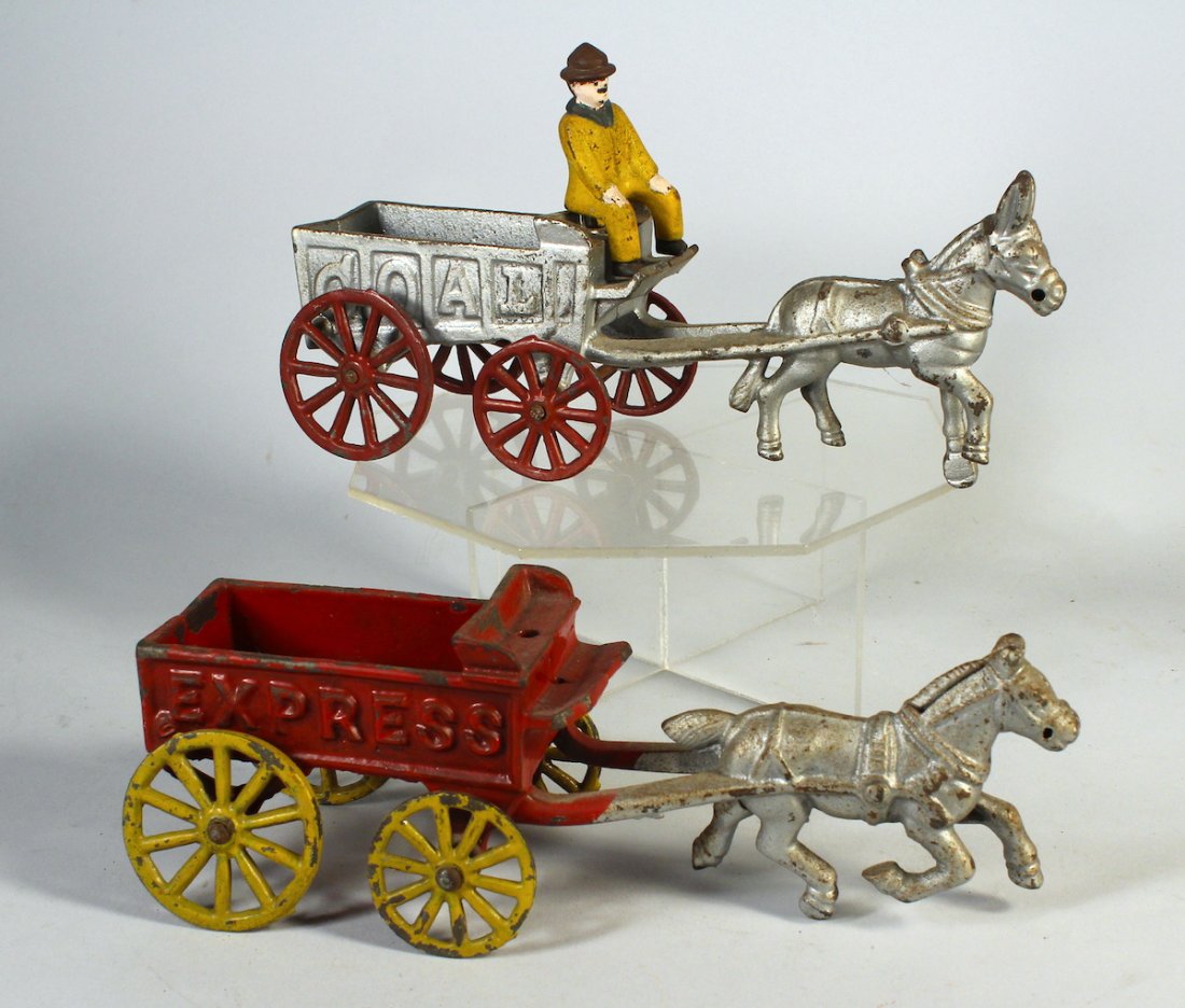 Cast Iron Coal and Express Wagons (1 of 2)
