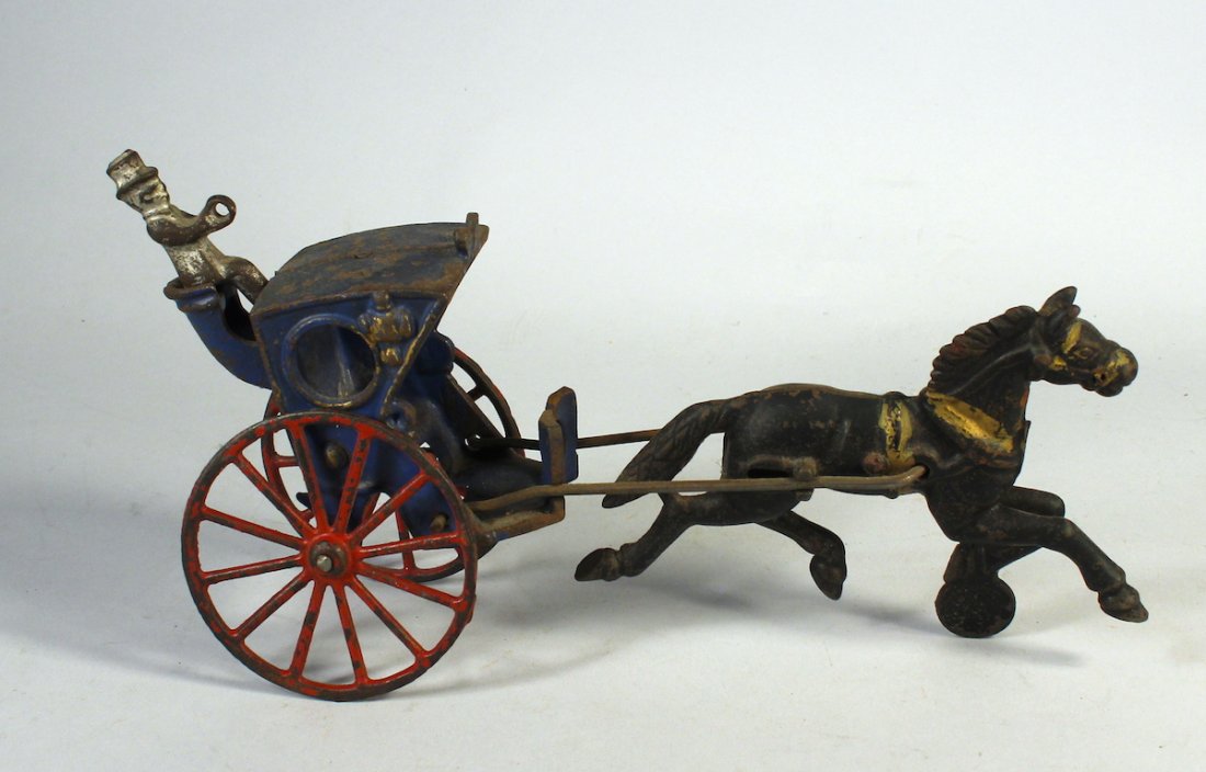 Wilkins Cast Iron Hansom Cab with Driver (1 of 2)