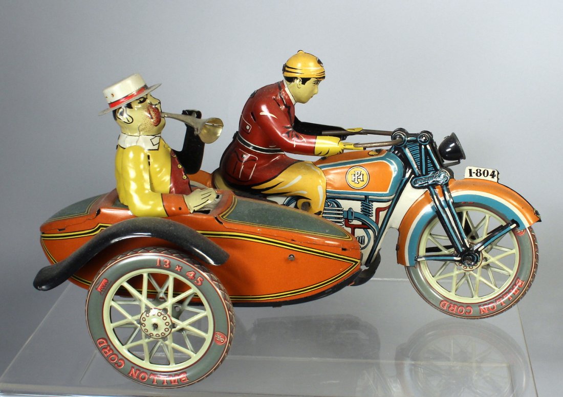 Paya Tut Tut Motorcycle Large Mint Tin Toy (1 of 3)