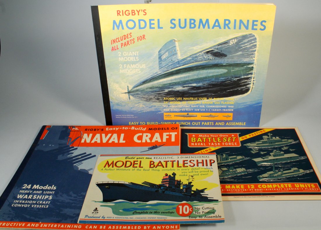 Rigbys Model Submarines, Battleships, Navy Die Cut (1 of 1)