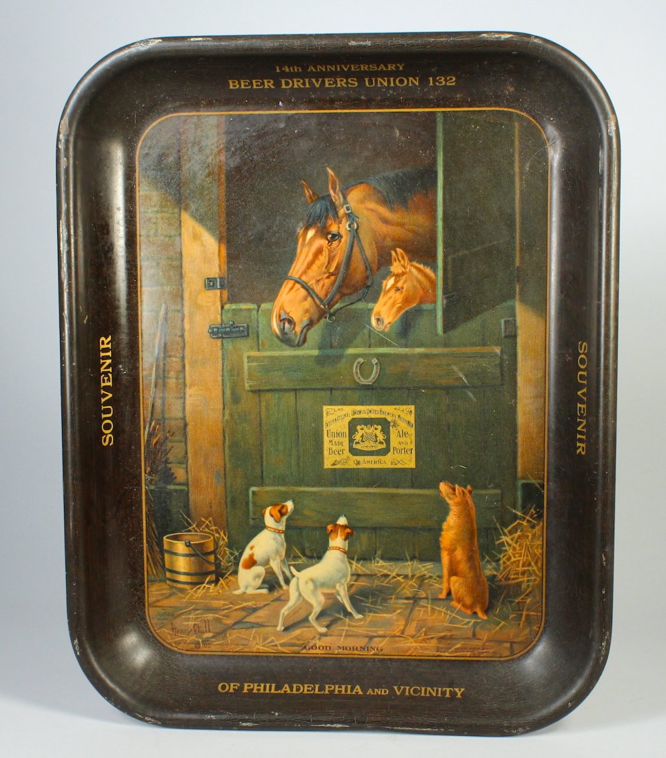 Philiadelphia Beer Drivers Union Beer Tray (1 of 1)