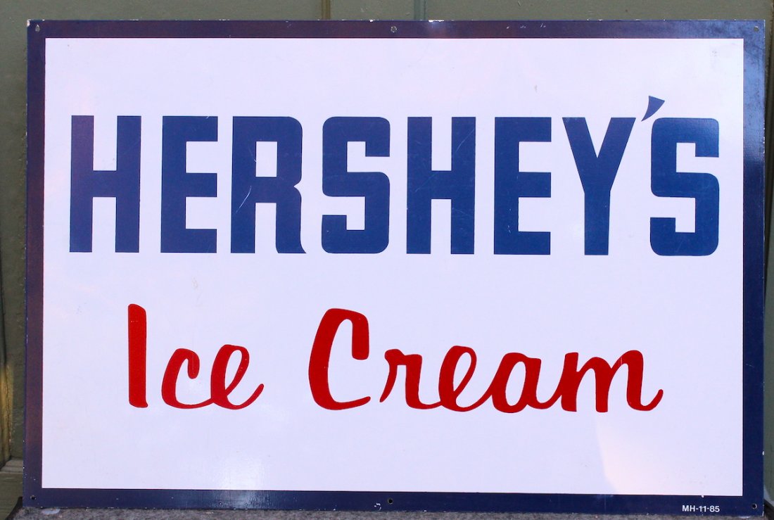 Hershey\'s Ice Cream Porcelain Sign (1 of 1)