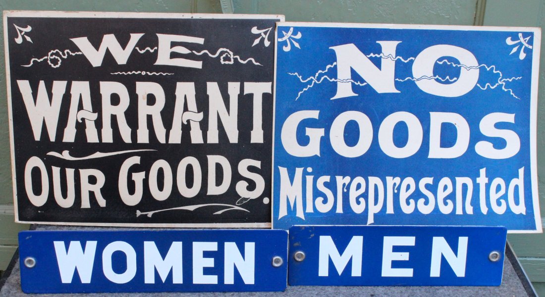 Men Women Sign & Dry Goods Store Signs (1 of 1)