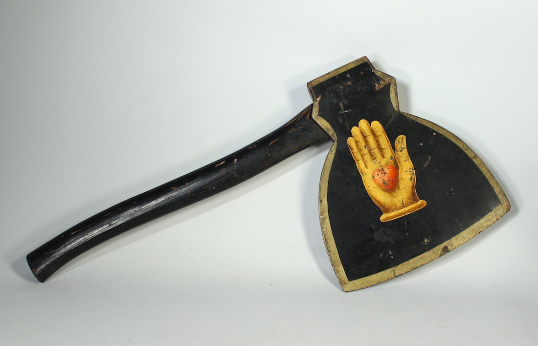 Odd Fellows Ceremonial Axe with Graphics (1 of 3)