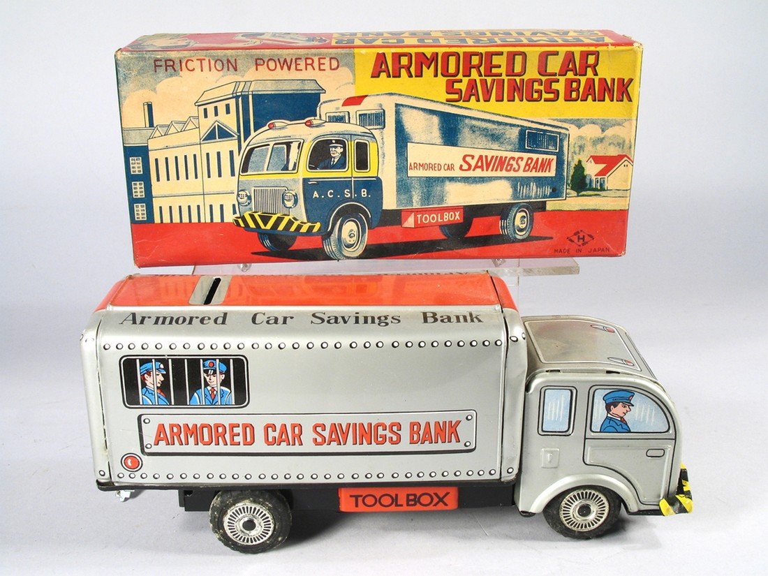 Armored Car Bank Friction in Box: Armored Car Bank Friction, 9 inches, Japan