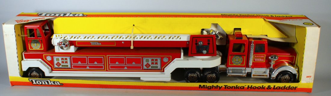 Mighty Tonka Hook & Ladder Mint In Box (1 of 1)