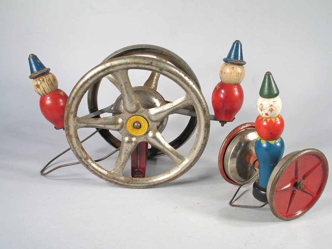 Gong Bell Pull Toy Lot (1 of 2)