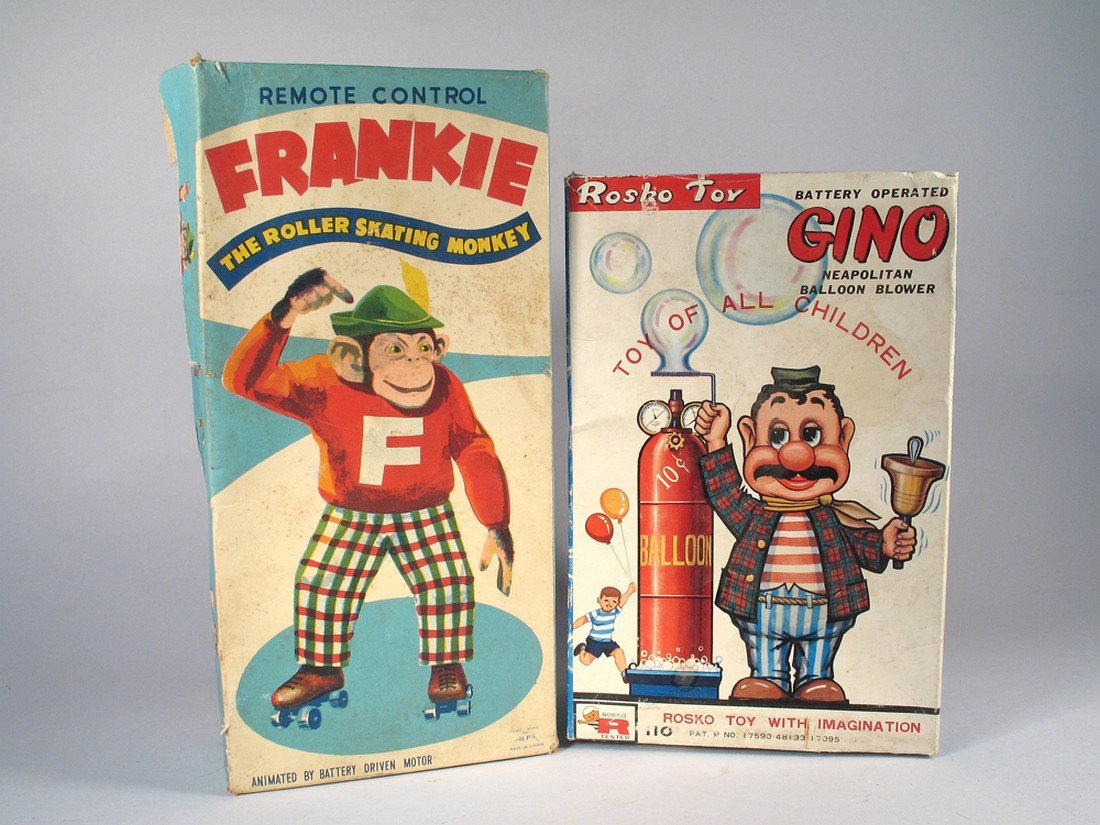 Frankie Roller Skating Monkey Batt Op Alps In Box (1 of 2)