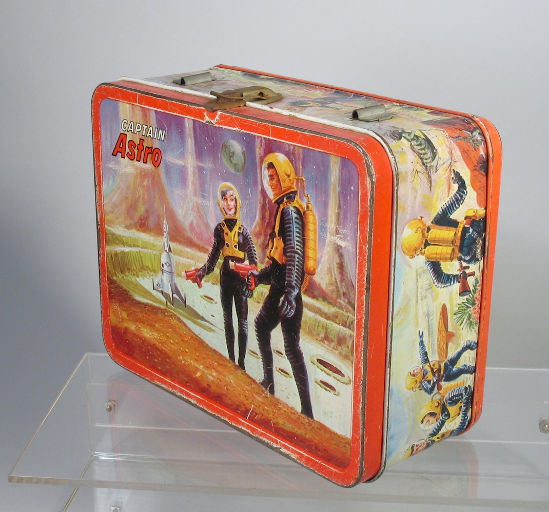 Captain Astro Lunch Box with Space Graphics (1 of 3)