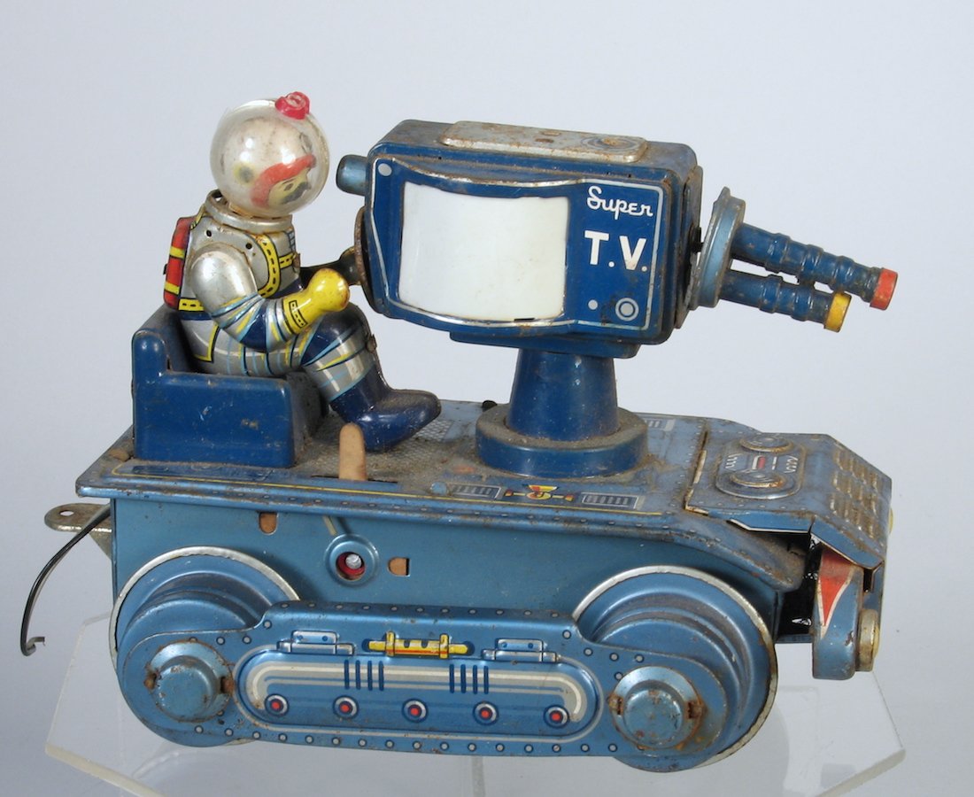 TN Japan Tin Mobile Space TV Unit Including Helmet (1 of 4)