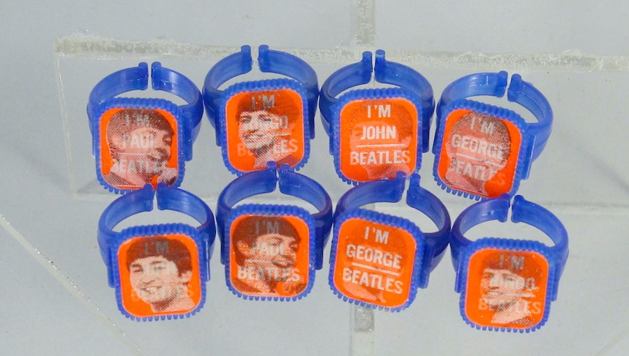 1960s Beatle 2 Sets Flicker Rings (1 of 1)