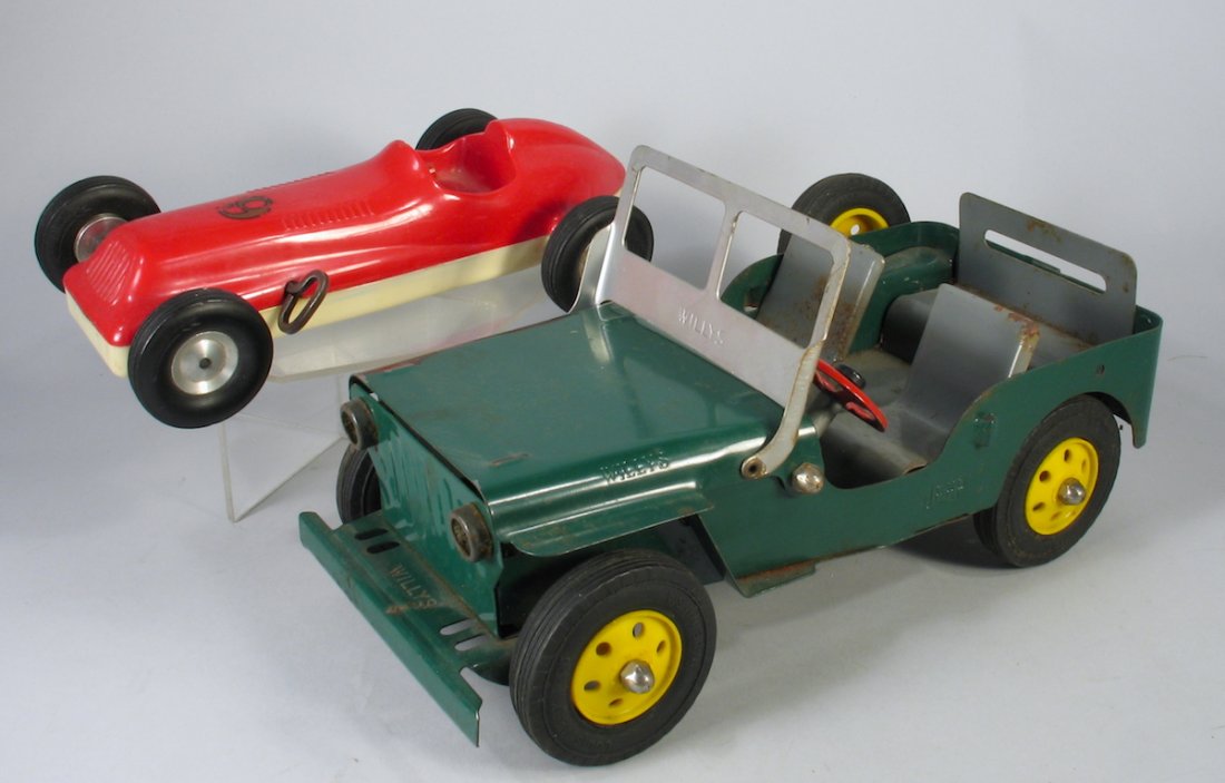 Marx Willys Jeep and Rockette Products Race Car (1 of 2)