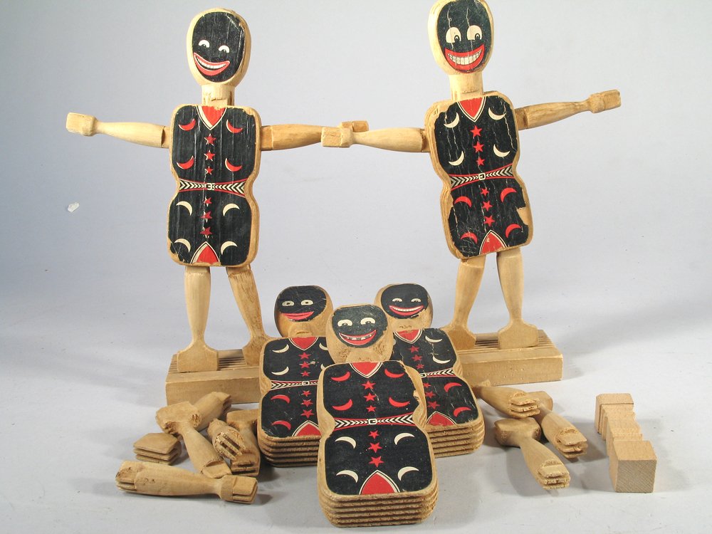 Wood Body Jigger Lot: Wood Body Jigger Lot, play set, build
