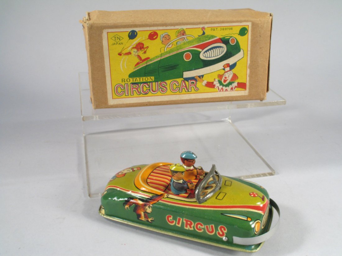 Nomura TN Tin Circus Car Rare (1 of 2)