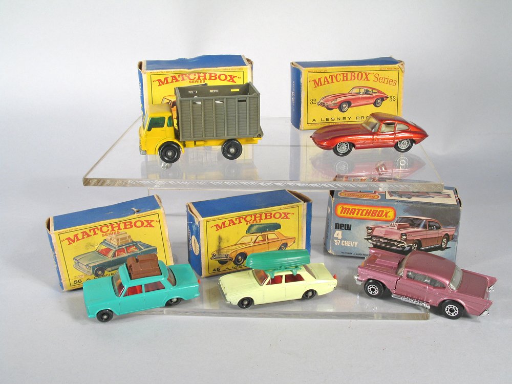 Matchbox Boxed 1960s Car Lot in Boxes (1 of 2)