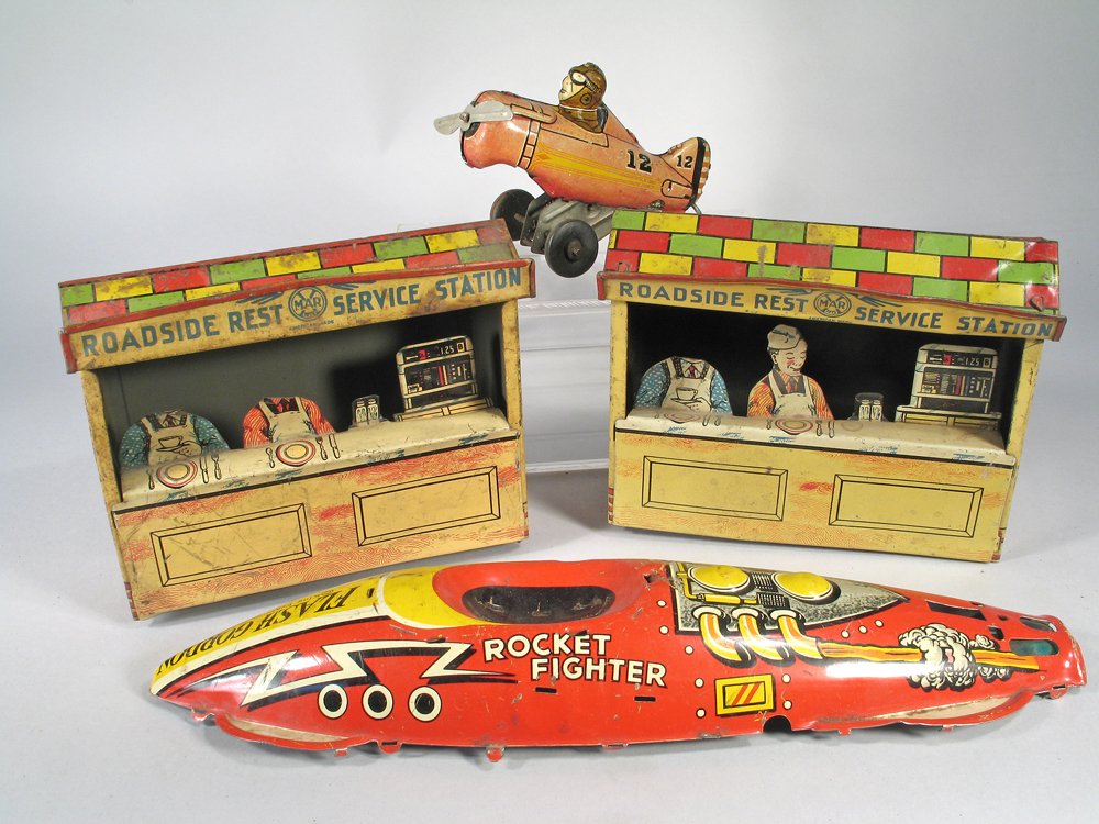 Marx Tin Litho Parts Lot (1 of 2)