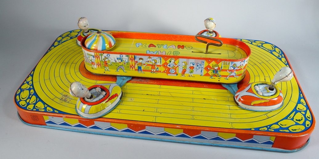 J. Chein Playland Whip Amusement Park Toy (1 of 2)