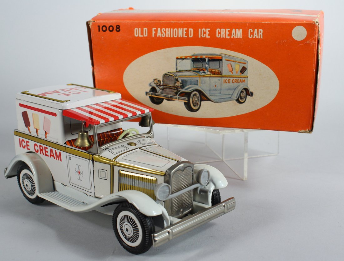 Bandai Japan Ice Cream Truck in the Box: Bandai Japan Ice Cream Truck in the Box. Excellent conditon 6 1/2 inches long.