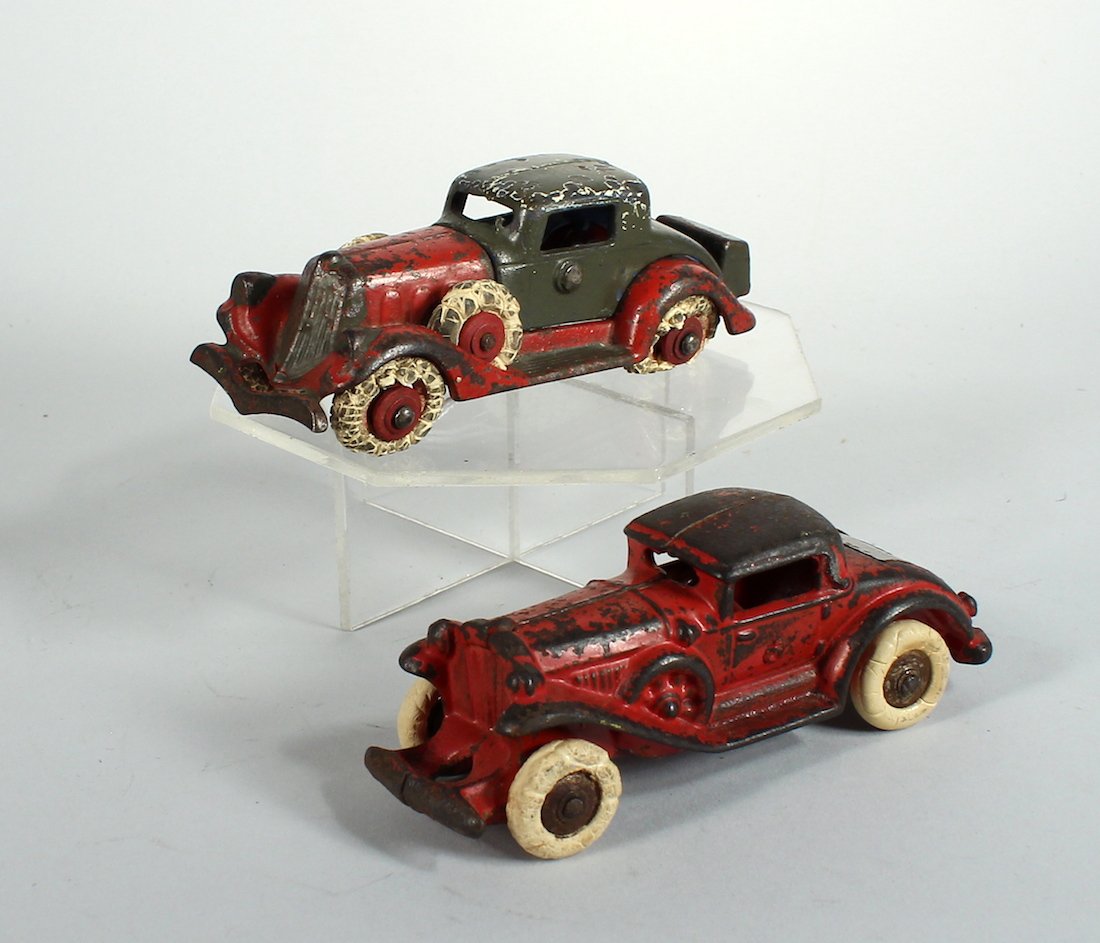 Cast Iron Rumble Seat Cars 2 Coupes (1 of 3)