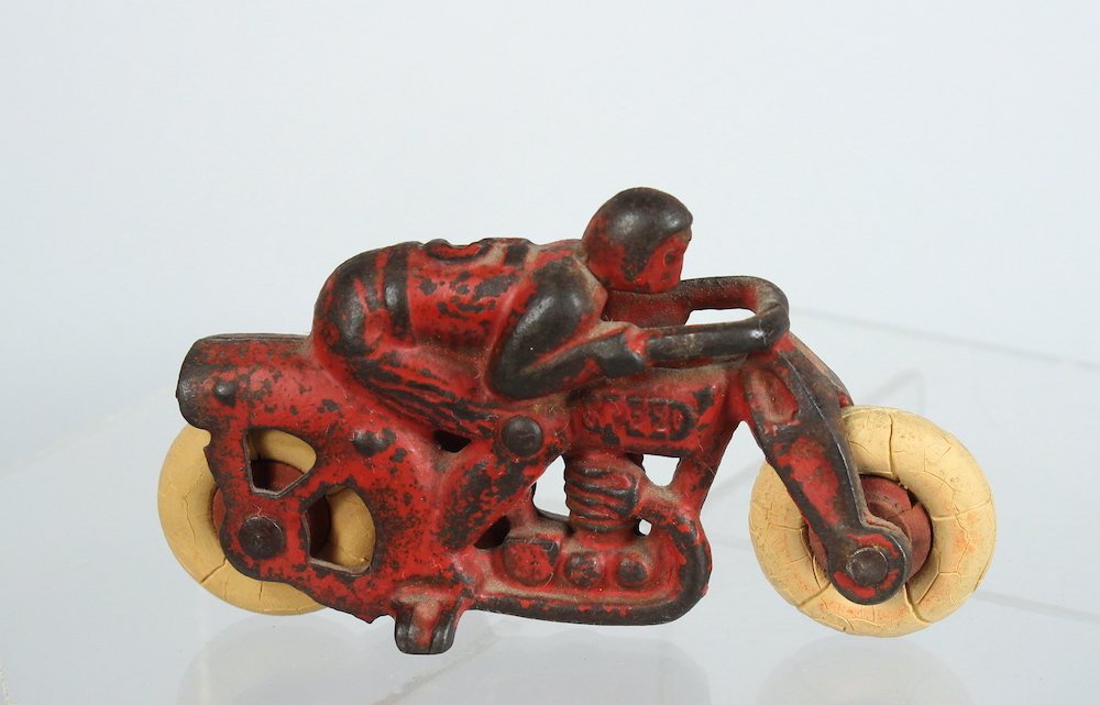 Hubley Speed Cast Iron Motorcycle Racer (1 of 3)