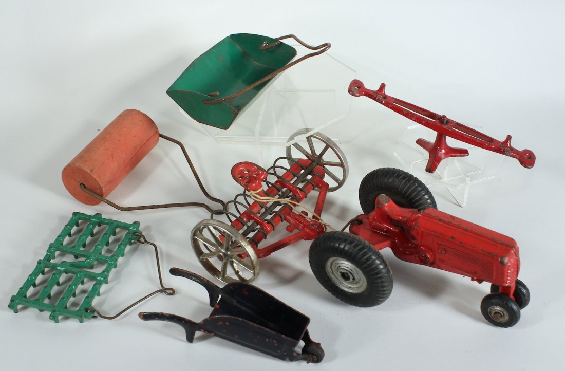 Arcade Cast Iron Farm Implements & Kilgore See-Saw (1 of 2)