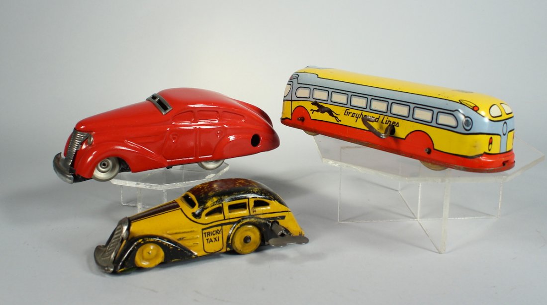 Toy Car Lot Shuco, Chein, and Marx (1 of 4)