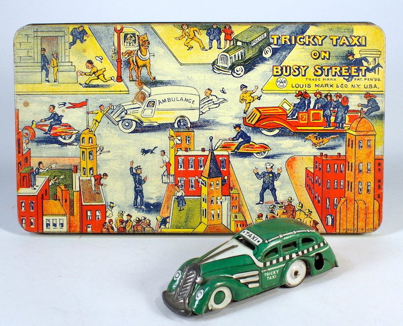 Marx Tricky Taxi on A Busy Street (1 of 3)
