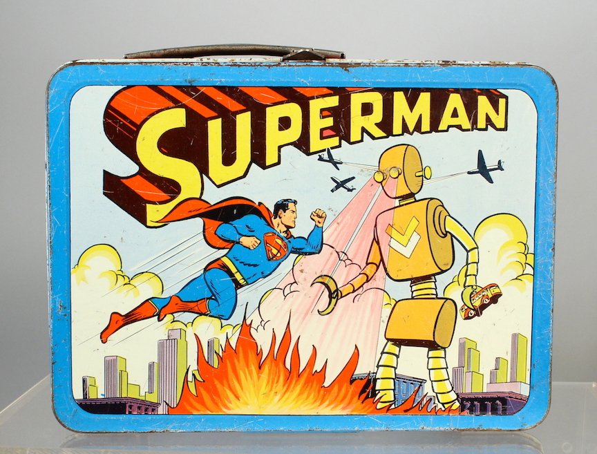 1967 superman lunch box