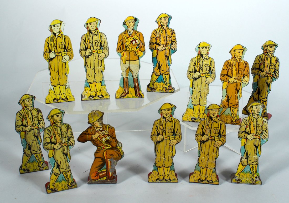 Marx WWI Tin Soldier Stand Up Targets (1 of 3)