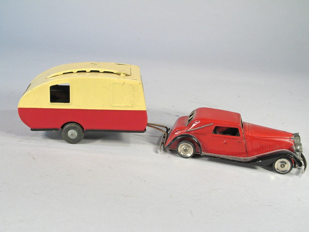 Minic Sedan and Travel  Trailer (1 of 3)