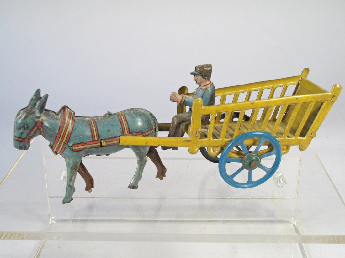 Meier German Tin Penny Toy Horse Cart (1 of 2)