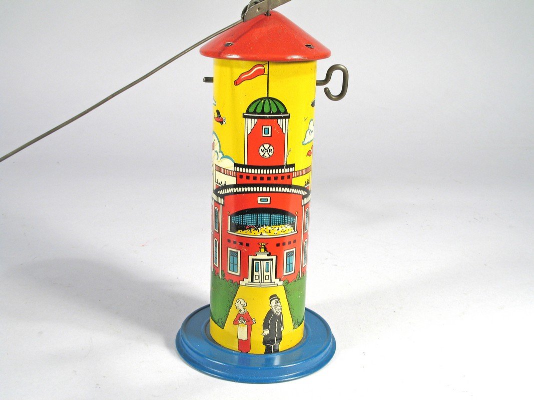 Marx Popeye and Wimpy Airplane Tin Toy (1 of 4)