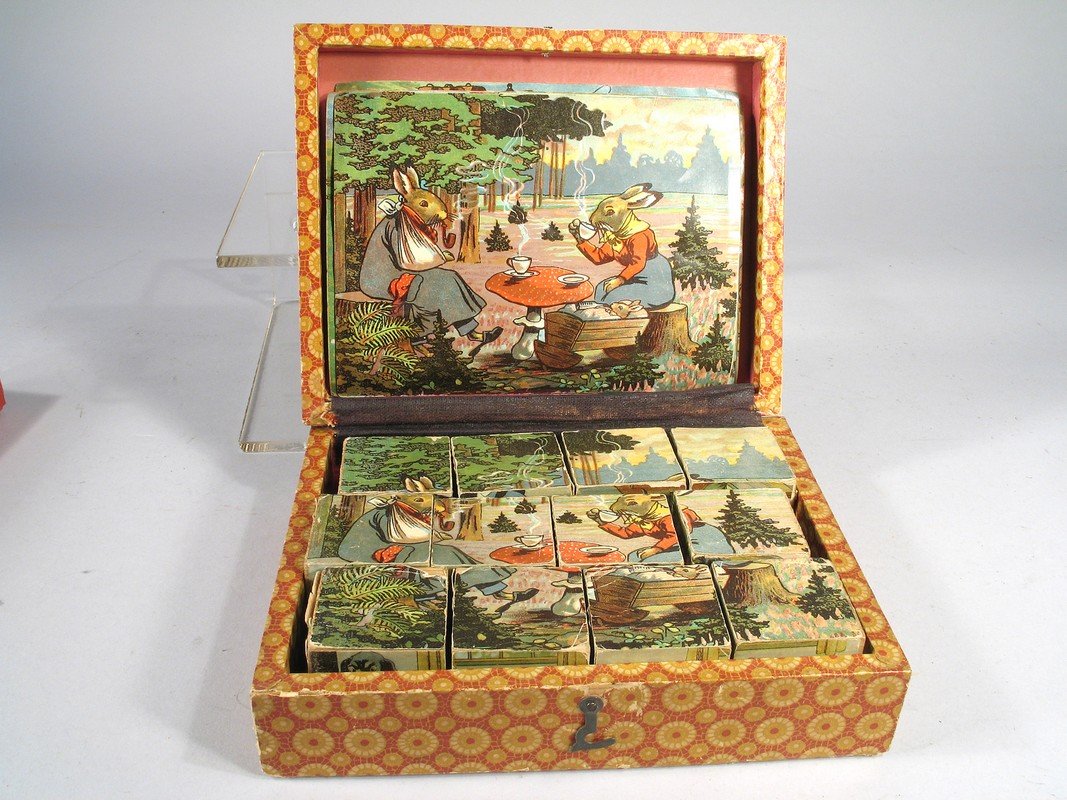 Peter Rabbit Wood Blocks and Popeye Pencil Lot (1 of 3)
