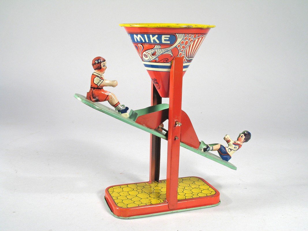 J Chein Tin Busy Mike Child Sand Toy (1 of 2)