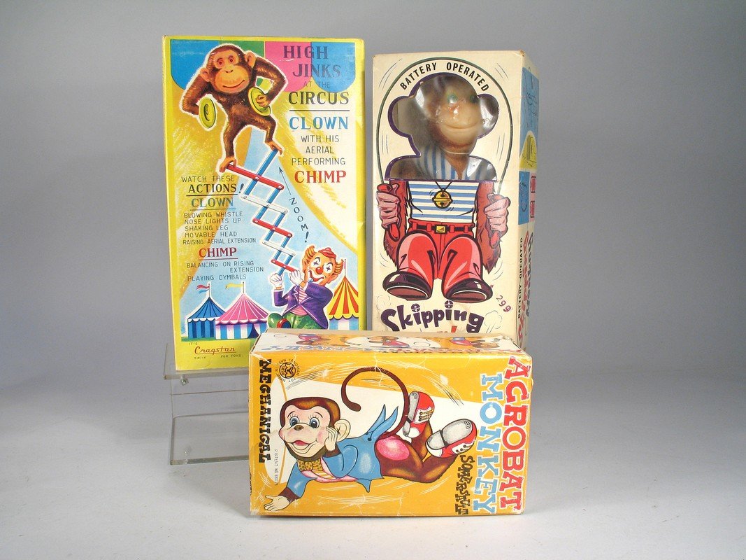 Alps, Yone, TN Battery Op Monkey Lot (1 of 2)