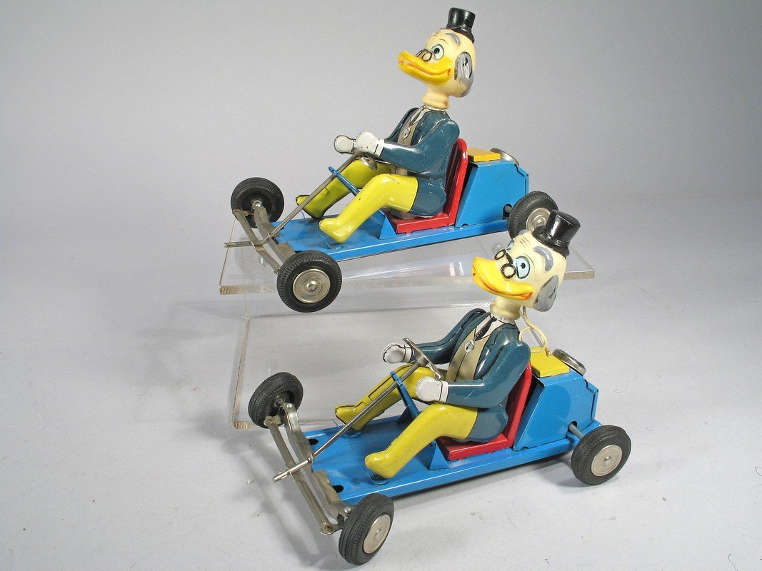 Disney Ludwig Von Drake Go Cart Tin Japan Friction Lot (1 of 2)